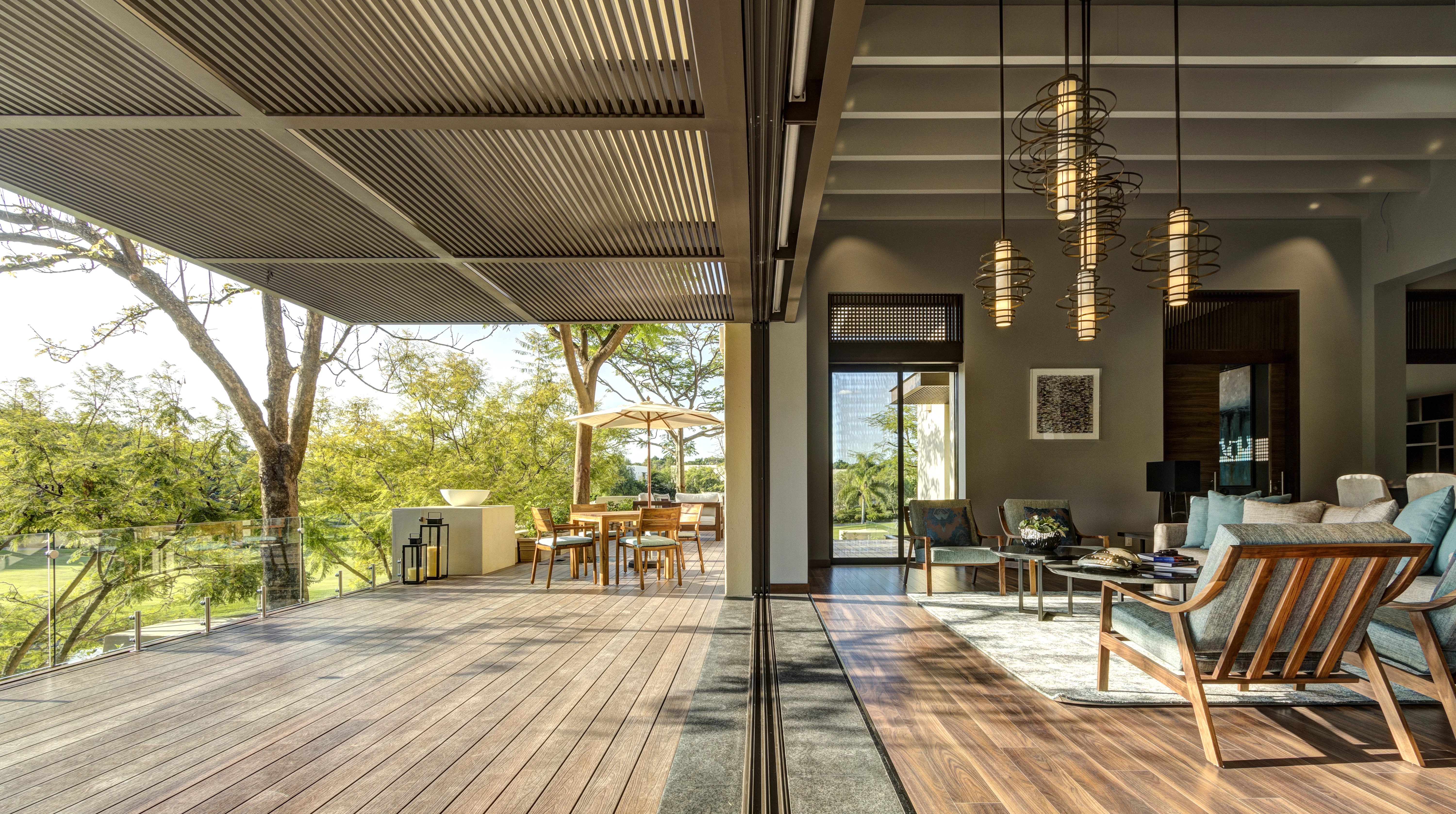 Composiet Teak Vlonderplank 2.3 x 13.8 cm (23 x 138 mm) - Lengte 400 cm - Afbeelding 10